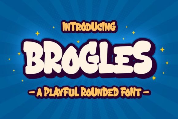 Brogles: A Playful Font for Vibrant Design