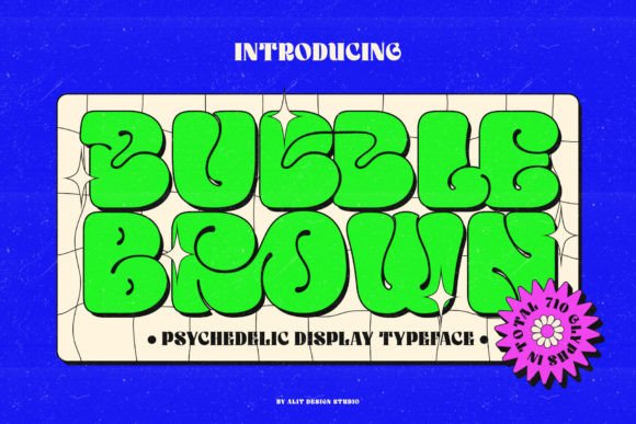 Bubble Brown: A Playful Font for Modern Design