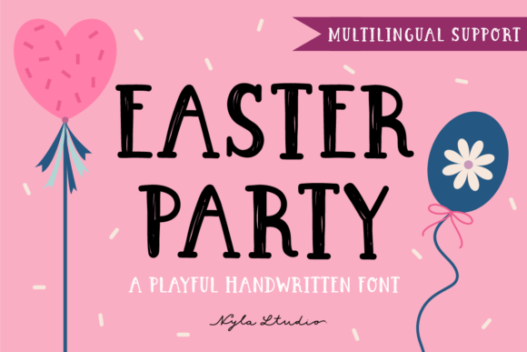 Easter Party: A Whimsical Display Font for Festive Design