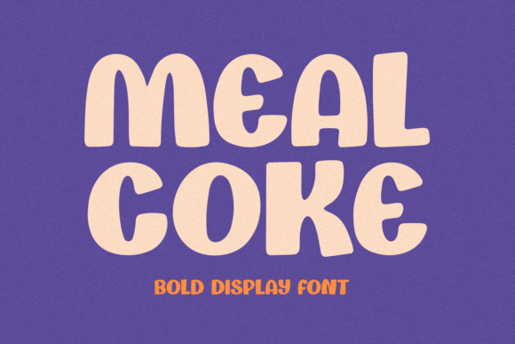 Mealcoke: A Modern Display Font for Magical Designs