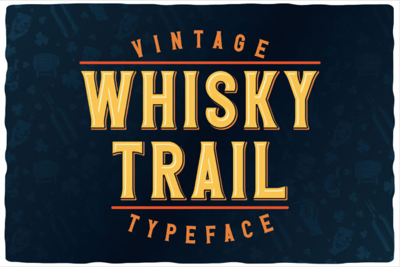 Whisky Trail: A Vintage Display Font for Modern Design